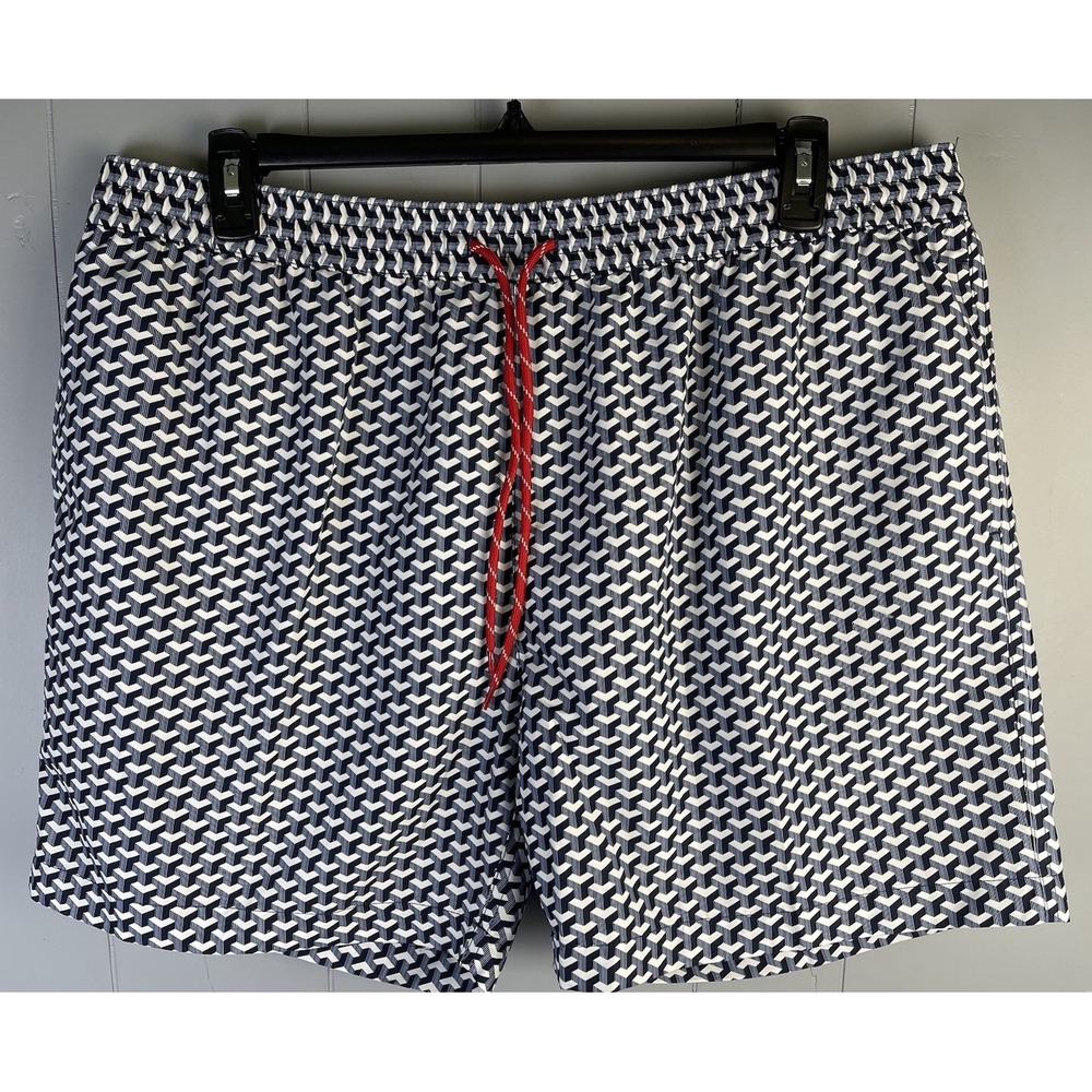 Men's Murano Swim‎ Trunks Navy & White size XXL